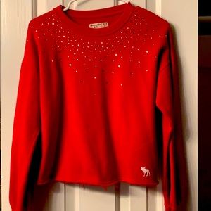 Kids Abercrombie embellished sweatshirt!